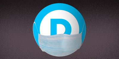 democrat logo mask