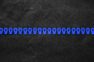 thin blue line coffins