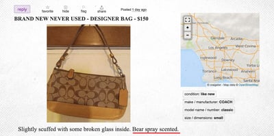 2023 8 15 craigslist la handbag