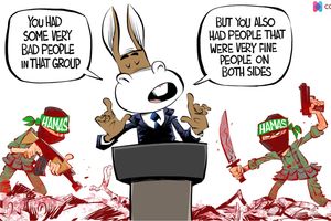 2022 11 7 fine people both sides cartoon hamas