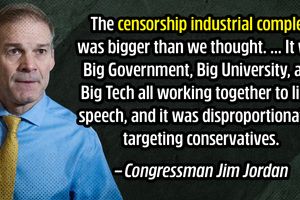 2023 11 9 Jim Jordan quote censorship