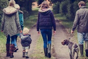 2024 4 30 family walks dog