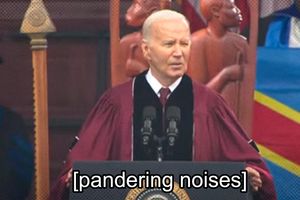 2024 5 20 biden pandering morehouse