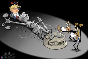 2024 6 4 trump cartoon eric allie justice system