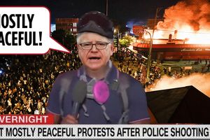 2024 8 6 Tim Walz fiery mostly peaceful