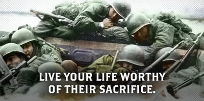 2024 6 4 worthy sacrifice dday colorized