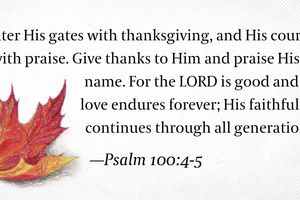 2024 11 20 thanksgiving psalm 100 4 5
