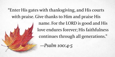 2024 11 20 thanksgiving psalm 100 4 5