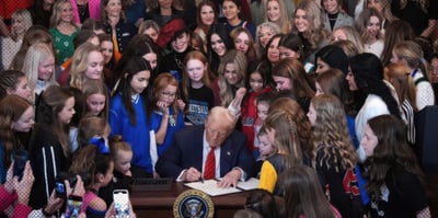 2025 2 6 trump womens sports
