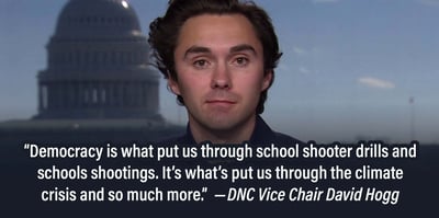 2025 4 23 david hogg quote democracy