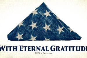 2025 5 20 memorial day gratitude KTC folded flag
