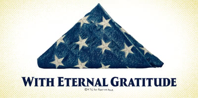 2025 5 20 memorial day gratitude KTC folded flag