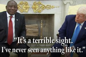 2025 5 22 Trump Ramaphosa south africa meeting