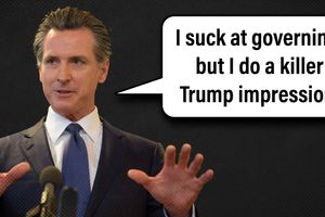 2025 8 25 newsom trump impression