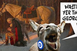 2025 9 2 democrats donkey vs prayer washington