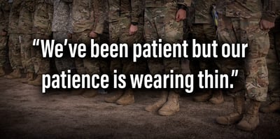 2025 9 5 patience thin military
