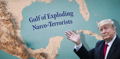 2025 12 8 trump gulf of exploding narcoterrorists