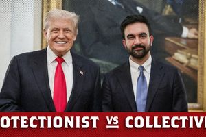 2026 1 8 protectionist vs collectivist mamdani trump
