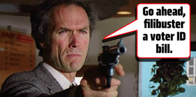 2026 2 4 filibuster voter id go ahead make day dirty harry