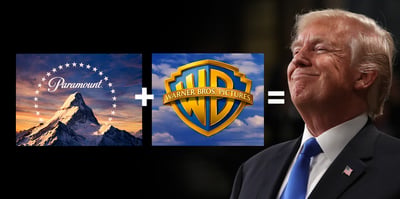 trump merger smile