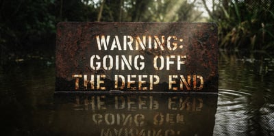 2026 3 25 sign warning deep end