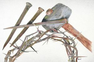 2026 4 1 good friday hammer nail crown