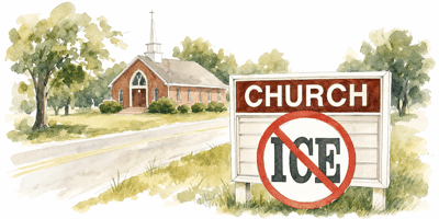 2025 5 14 no ice church sign