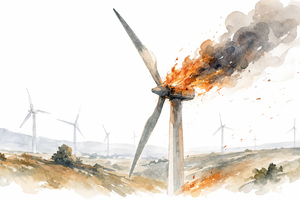 2026 5 22 flaming wind turbine