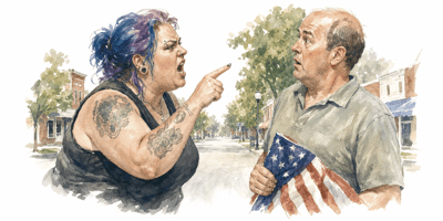 2026 6 23 blue purple hair yelling