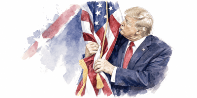 2026 7 1 trump flag