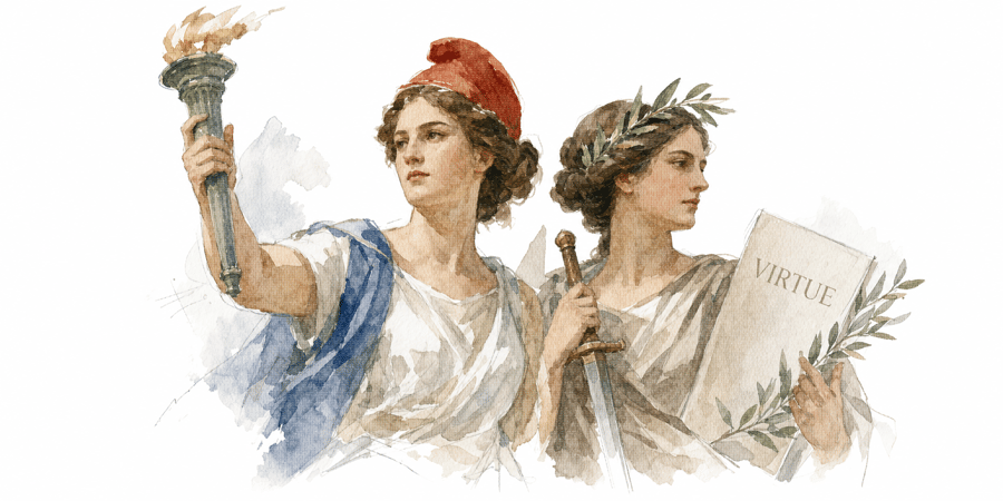 Liberty, virtue
